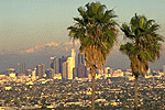 View of LA from Hollywood 